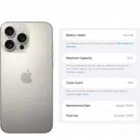 ایفون ۱۶پرومکس ۲۵۶zaa تتانیوم