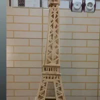 برج ایفل چوبی بزرگ/دوچرخه چوبی