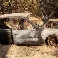 پژو 405 سوخته