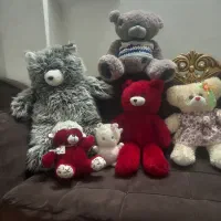 ۶ عددخرس وعروسک