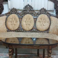 فروش مبل سلطنتی ۹نفره با میز وعسلی