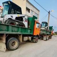 حمل نخاله ماسه شسه شن نخاله مصالح با خاور و بابکت