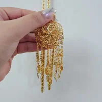 گردنبند مجلسی و سنجاق زیرگلو