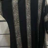 مانتو عبایی پلنگی کاملا نو