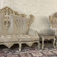 مبلمان سلطنتی همراه میز تلوزیون|مبلمان خانگی و میز عسلی|تهران, تقی آباد|دیوار
