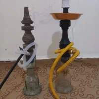 دو عدد قلیان تنه گردو