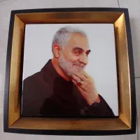 قاب عکس شهید سلیمانی|تابلو، نقاشی، عکس|تهران, چهارصد دستگاه|دیوار