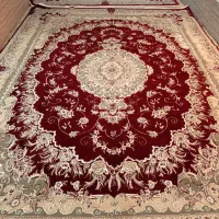 سلام ۲عددفرش کارکرده براباغ سوختگی ریزهم دارد
