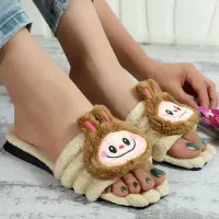 دمپایی لبوبو عروسکی خز دار زنانه|کیف، کفش، کمربند|قم, ارم|دیوار