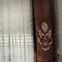 6مترپرده دوخته شده دوسال استفاده کردم تمیزنومانده|پرده، رانر، رومیزی|بجنورد, |دیوار