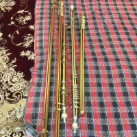 پرده حریر ترک طرح برجسته بهمراه دکور ساتن ترک|پرده، رانر، رومیزی|اصفهان, شاهد|دیوار