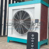 کولر صنعتی آکسیال آبی / سلولزی bldc