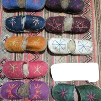 دمپایی نمدی جوراب پشمی