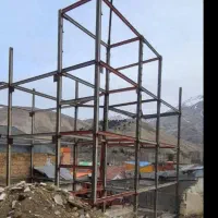 ساخت  ونصب  اسکلت فلزی ساختمان. خرپا.،  آلاچیق،