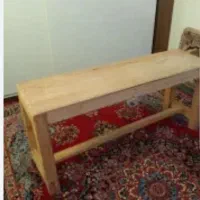 دوعددنیمکت خیاطی وقفسه