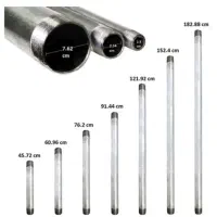 اجرای لوله کشی  گالوانیزه از ۱/۲ تا ۴ اینچ