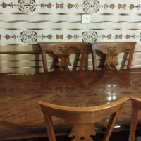 میز و صندلی غذاخوری ۶نفره|میز و صندلی غذاخوری|ثلاث باباجانی, |دیوار