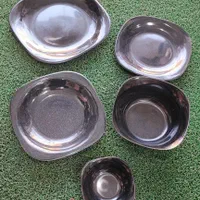 سرویس ملامین رنگ مشکی *4گوش*قیمت قبل ارسال رایگان