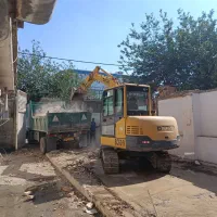 حمل نخاله با بادسان و تهیه مصالح و اجاره مینی بیل|خدمات حمل و نقل|تهران, امام حسین|دیوار
