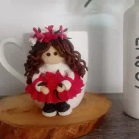 ماگ عروسکی فانتزی|صنایع دستی و سایر لوازم تزئینی|قائم‌شهر, |دیوار