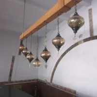 لوستر بزرگ عربی|لوستر و چراغ آویز|محمودآباد, |دیوار