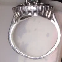 دو عدد انگشتر نقره نگین زمرد|زیورآلات و اکسسوری|محمدیه-قزوین, |دیوار