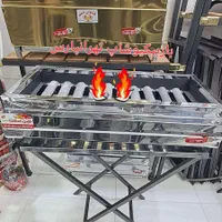 کبابپز گازی 10چدن منقل گازی باربیکیو