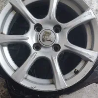 4حلقه رینگ اسپرت پژو بدون تاب و خط و خش