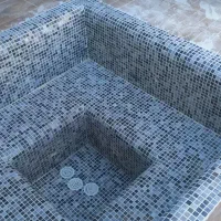 سیمان کاری و سرامیک استخر