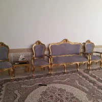 مبل و میز تلوزیون و بوفه و میز ناهار خوری در حدنو