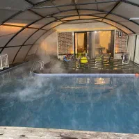 اجاره روزانه باغ ویلا استخر آب گرم ماهدشت