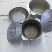 دوتا قابلمه و یک عدد تا چدن ریخته گری|ظروف پخت‌وپز|سبزوار, پاسداران|دیوار