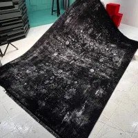 فرشینه مشکی سفید مدرن|فرش|تهران, شکوفه (عبدل آباد)|دیوار