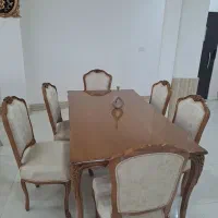 سرویس غذاخوری مدل بریتان|میز و صندلی غذاخوری|بانه, |دیوار