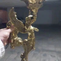 شمعدان دیوار کوب برنز