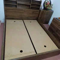 یک عدد تخت دونفره درحدنو|تخت و سرویس خواب|زنجان, |دیوار