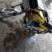 موتور ۱۲۵زرد مدل ساوین ۱۴۰۱ پنج دنده فنی سالم