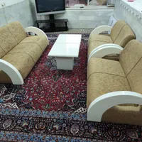 مبل هفت نفره ودوعدد جلو مبلی|مبلمان خانگی و میز عسلی|اردکان, |دیوار