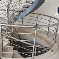 نرده استیل راه پله و هندریل استیل