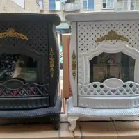 بخاری گازی طرح ستون دار شومینه مدل n4g6h34|بخاری، هیتر، شومینه|رشت, رشتیان|دیوار