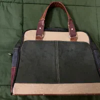 کیف حصیری جادار با ترکیب چرم|کیف، کفش، کمربند|شاهرود, |دیوار