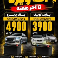 باطری اتومبیل با قیمت شوکه کننده