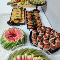 فینگرفود دسر میوه آرایی کیک|خدمات پذیرایی، مراسم|تبریز, |دیوار