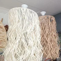 لوستر رافیا آویز