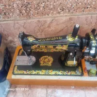 چرخ خیاطی چینی قدیمی سالم همراه با درب