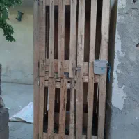 قفس دوطبقه چوبی