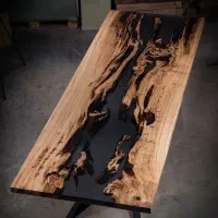 میز رزین اپوکسی و فینگر جوینت پین|مبلمان خانگی و میز عسلی|اهواز, پادادشهر|دیوار