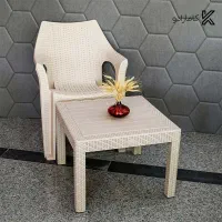 میز وصندلی حصیری غذاخوری کد 998|مبلمان خانگی و میز عسلی|اهواز, ناحیه صنعتی کارون|دیوار