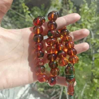 تسبیح کهربای پرچمی