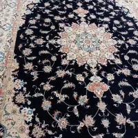 فرش نو زمینه سرمه ای